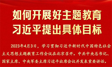 如何開展主題教育習(xí)近平提出具體目標